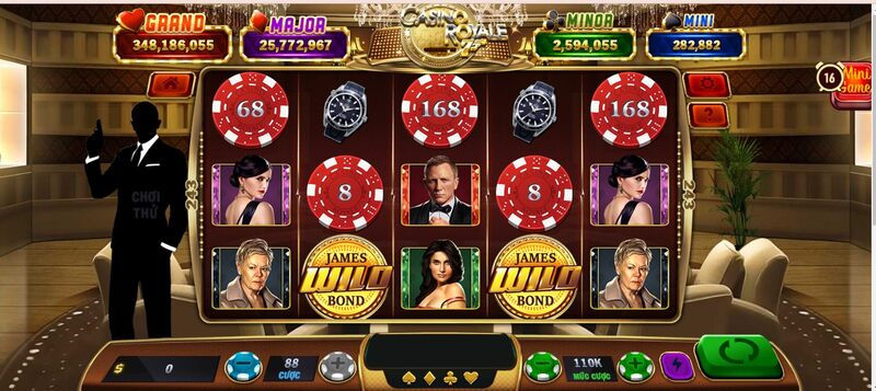 Giải thích các tính năng trong Casino Royale 7 Slot Man Club