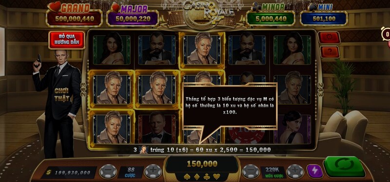 Bật mí cách tham gia trò chơi Casino Royale 7 Slot Man Club